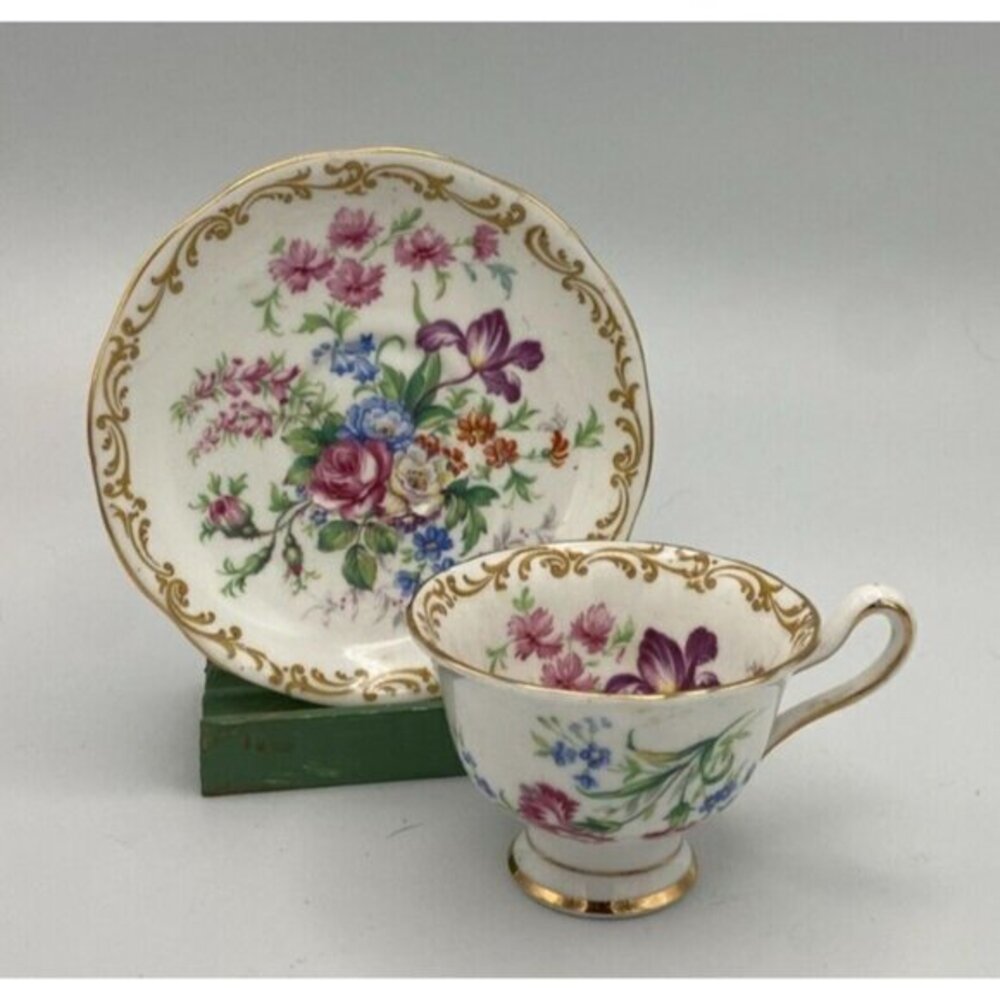 Royal Albert Nosegay Demitasse Coffee Cup‎ & Saucer Set (s) Flowers